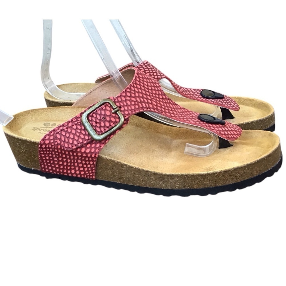 Spring Step Estelle Leather Flat Sandal - Picture 2 of 9